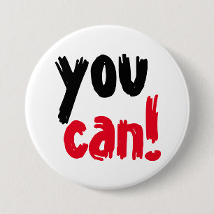 you can 7.5 cm round badge