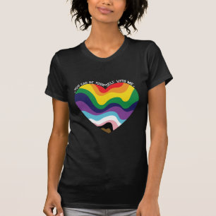 You Can Be Yourself With Me LGBT Transgender Gay  T-Shirt
