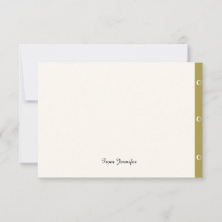 You can customise thank you card