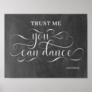 You Can Dance Wedding Dance Floor Sign