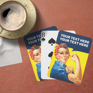 You Can Do It Rosie The Riveter Playing Cards