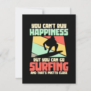 You Can Go Surfing Thank You Card