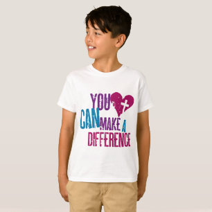 You Can Make a Difference Kids T-Shirt