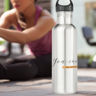You Can Motivational Quote Inspirational 710 Ml Water Bottle