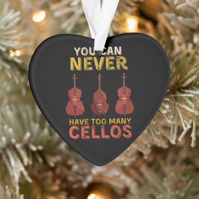 You can never have too many cellos ornament (Tree)