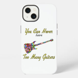 You Can Never Have Too Many Guitars - Colourful iPhone 13 Case