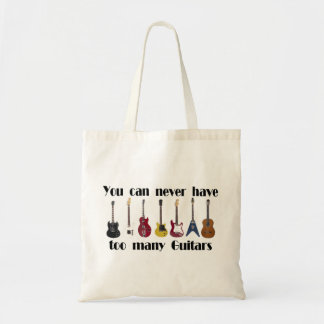 You can never have too many guitars gifts tote bag