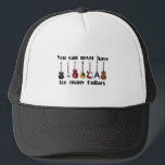 You can never have too many guitars gifts trucker hat<br><div class="desc">You can never have too many guitars makes a great gift idea for the guitar player in your life!</div>