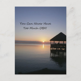 You can Never Have Too Much Outer Banks Postcard