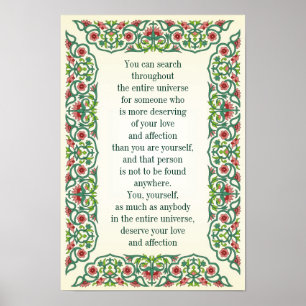 You can search  throughout  the entire universe poster