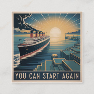 You Can Start Again Calling Card