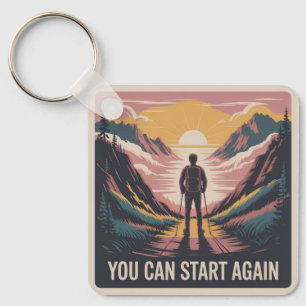 You Can Start Again Key Ring