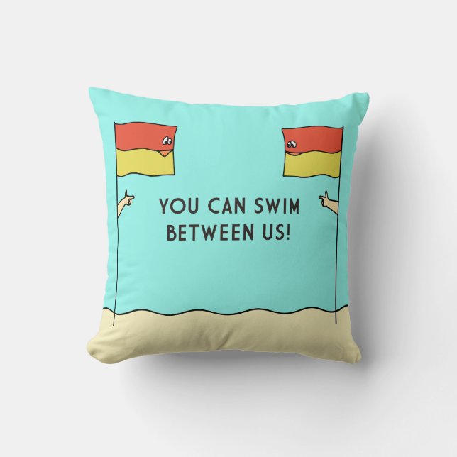 YOU CAN SWIM BETWEEN US! CUSHION (Front)