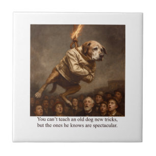 You can’t teach an old dog new tricks ceramic tile