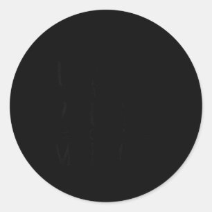 You Can’t Tell Me, Not My Manager Tee Funny Quote Classic Round Sticker