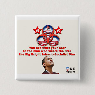 You can trust your Czar 15 Cm Square Badge