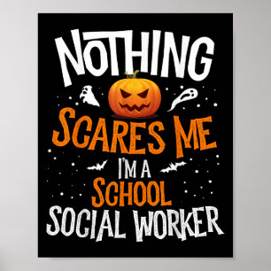 You Cannot E Me I'm A Middle School Social Worker Poster