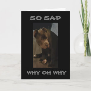 *YOU CAN'T BE MOVING I WILL "MISS YOU!" CARD