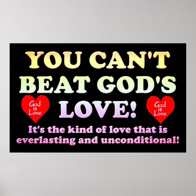 You Can't Beat God's Love! Poster (Front)
