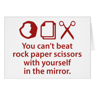 You Can't Beat Rock Paper Scissors With Yourself