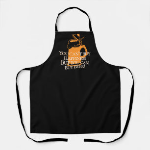 You Can't Buy Happiness Funny Beer Quote Kitchen Apron