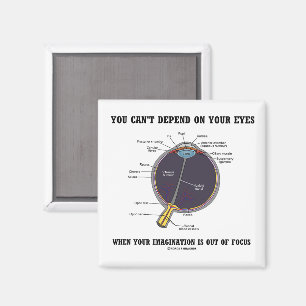 You Can't Depend On Your Eyes Imagination Focus Magnet