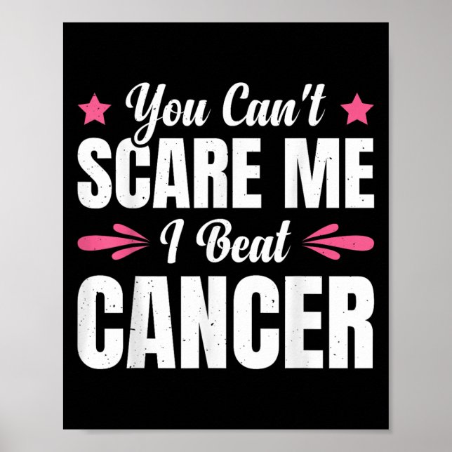 You Can't E Me I Beat Cancer  Poster (Front)
