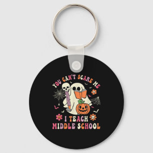 You Can't E Me I Teach Middle School Teacher Hallo Key Ring