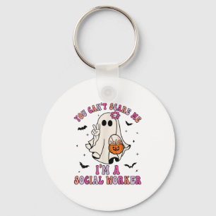 You Can't E Me I'm A School Social Worker Hallowee Key Ring