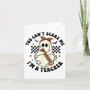 You Cant E Me I'm A Teacher Teach Love Insre Hallo Card