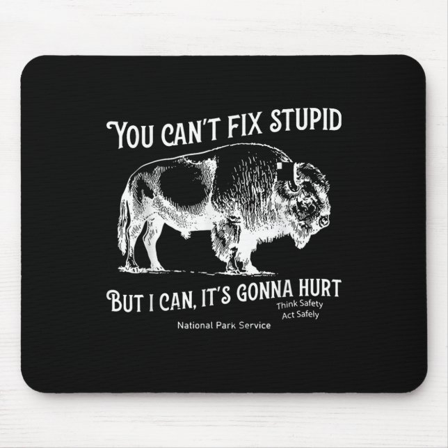 You Can't Fix Stud But I Can It's Gonna Hurt Think Mouse Pad (Front)