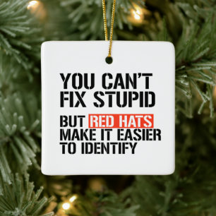 You can't fix stupid ceramic ornament