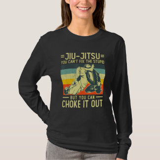 You Can't Fix Stupid Vintage BJJ Brazilian Jiu Jit T-Shirt