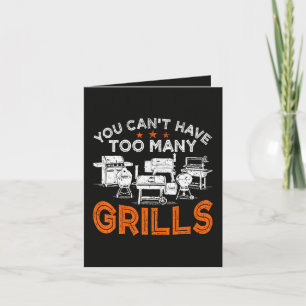 You Can't Have Too Many Grills Holiday Card