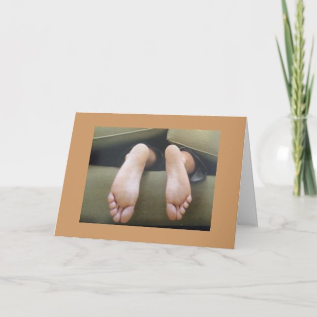 YOU CAN'T HIDE IT - OVER THE HILL BIRTHDAY HUMOR CARD (Front)