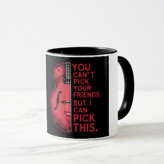 YOU CAN'T PICK YOUR FRIENDS MUG