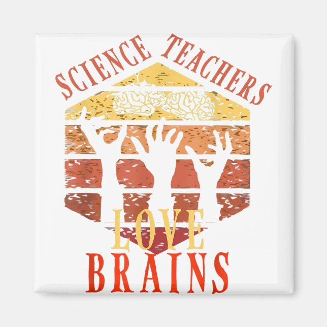 You Can't Scare Me Funny Teacher Halloween Magnet (Front)