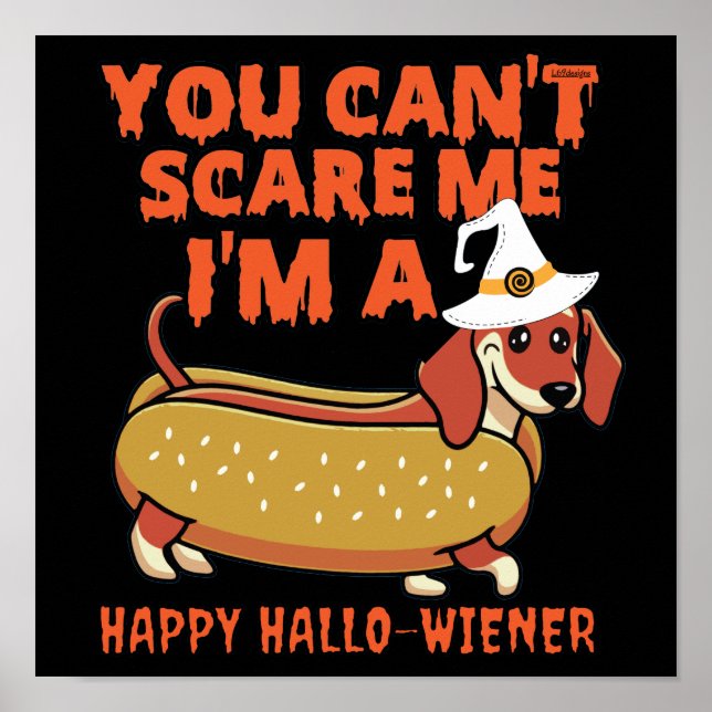 YOU CAN'T SCARE ME, I'M A HAPPY HALLOWIENER        POSTER (Front)