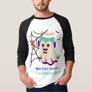 You Can't Scare Me I'm Dracula Boo Raglan T-Shirt