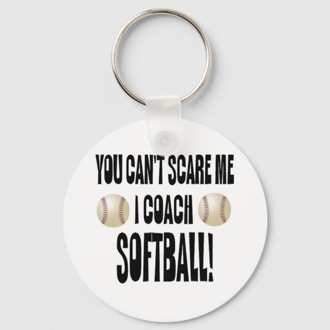 You Can't Scare Me! Key Ring (Front)