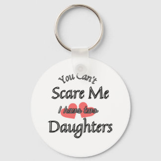 You can't scare me key ring