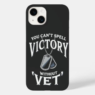 You can't Spell victory without vet Veteran Day Case-Mate iPhone 14 Case
