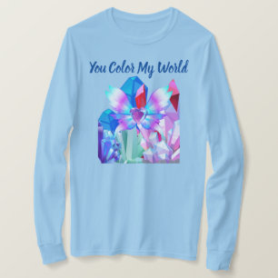 You Colour My World Ladies Long-sleeve T-Shirt