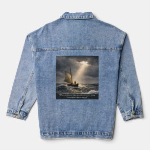 You Comfort My Soul Denim Jacket