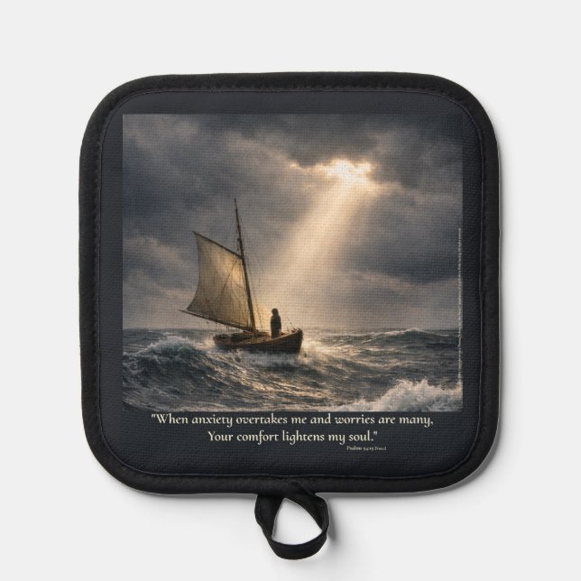 You Comfort My Soul Pot Holder (Front)