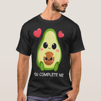 You Complete Me  Avocado Couples Valentines T-Shirt
