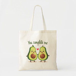 You Complete Me - Cute Avocado Love Design Tote Bag
