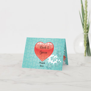 You complete me jigsaw puzzle Thank You Note