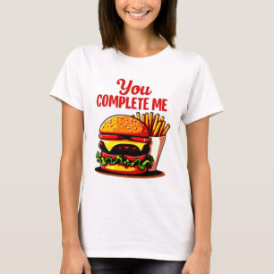 You Complete Me Pizza Graphic T-Shirt