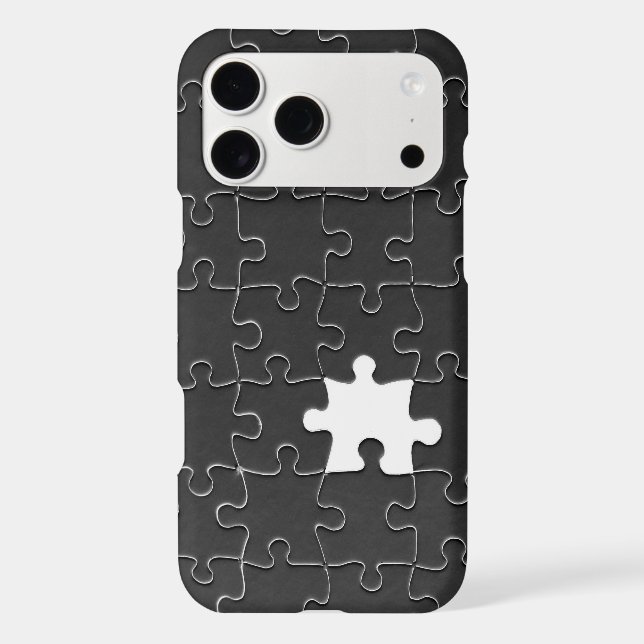You Complete Me Romantic Black and White Jigsaw (Back)